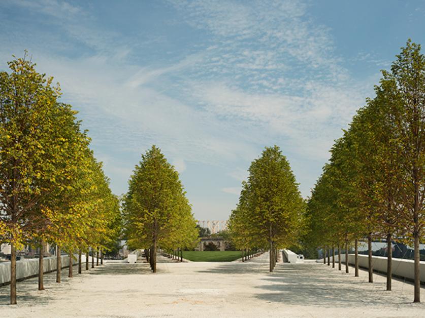Franklin D. Roosevelt Four Freedoms Park, Roosevelt Island, NY, by Harriet Pattison and Louis I. Kahn