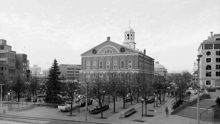 HABS photograph of Faneuil Hall, Boston, MA