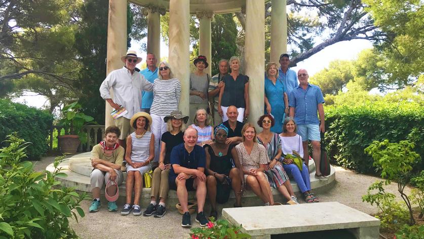 2019 workshop participants at Villa Ephrussi de Rothschild, Saint-Jean-Cap-Ferrat, France.