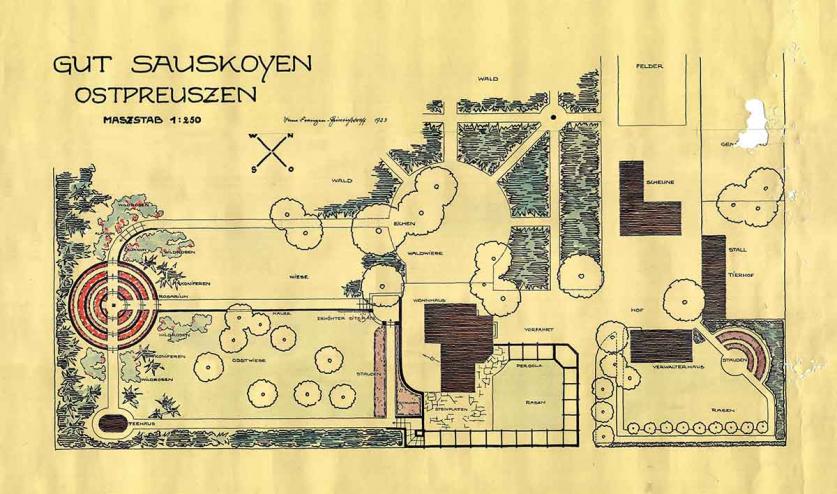 Sauskoyen Estate, East Prussia, 1923