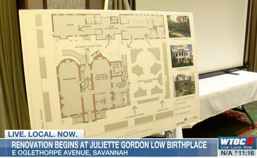 GA_Savannah_JulietteGordonLowBirthplace_courtesyWTOC_2020_sig.jpg A plan produced by Greenline Architecture adopting much of the rehabilitation plan by Tunnell and Tunnell