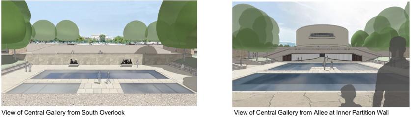 Hirshhorn_SIDE BY SIDE.jpg In addition to altering the pool, the Sugimoto design eliminates the adjacent lawn panels seen in the images at the top and bottom of this article.