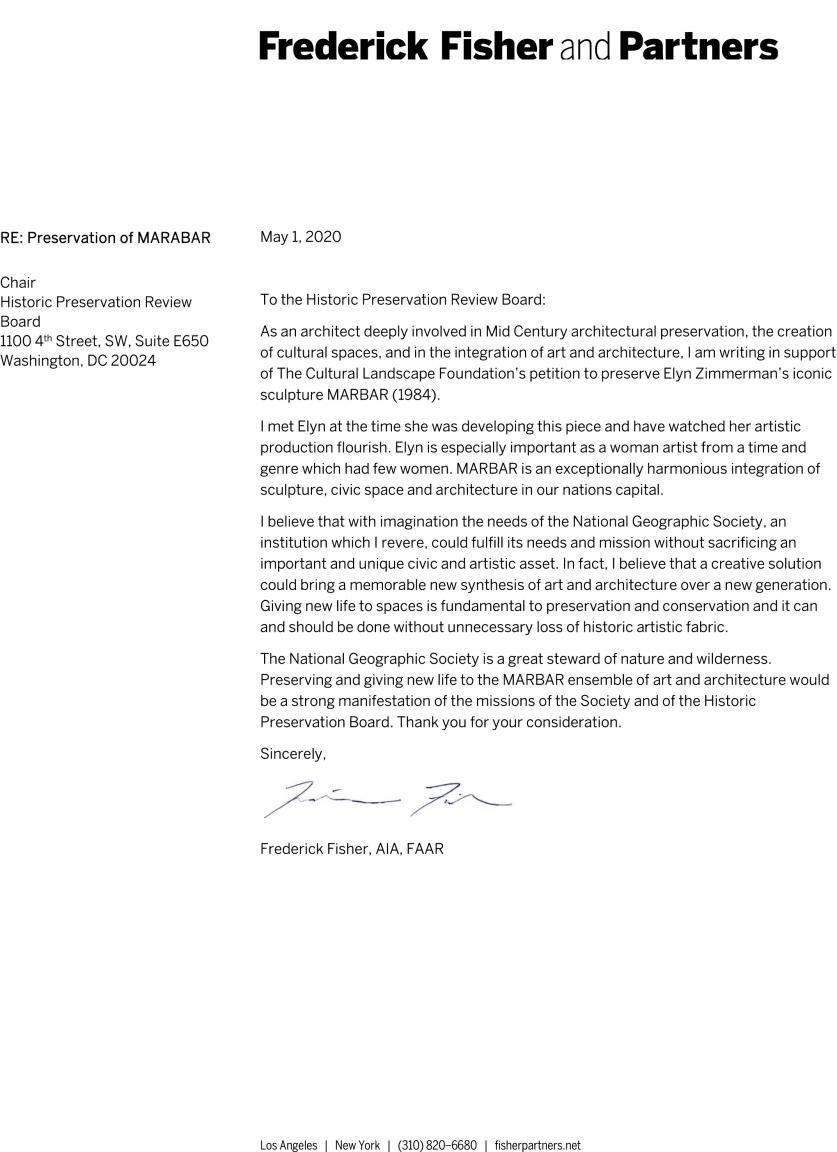 HistoricPreservationReviewBoardMARABARLetter_Frederick Fisher.jpg