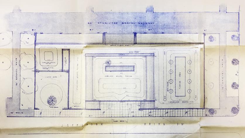 IMG_4880-1_sig_002.jpg Second plan for the Hirshhorn Sculpture Garden by Gordon Bunschaft, Washington, D.C.