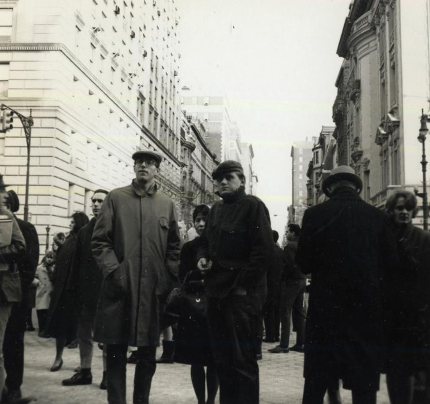 Laurie Olin and Grant Jones in New York City, 1965