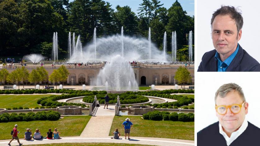 Adriaan Geuze and Jim Garland, Longwood Gardens, Kennett Square, PA