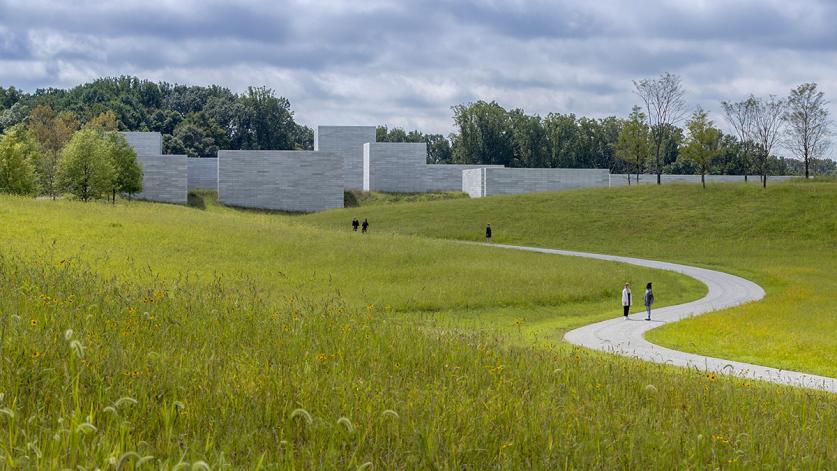 MD_Potomac_GlenstoneMuseum_ApproachToThePavilions_courtesyIwan-Baan_GlenstoneMuseum_2018_001_sig_01.jpg New landscape architecture projects in 2018 included PWP's work at Glenstone, Maryland