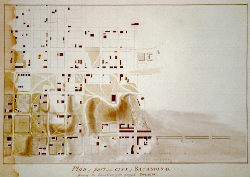 MapVirginia_BenjaminLatrobe_1797.jpg Plan of Part of the City of Richmond