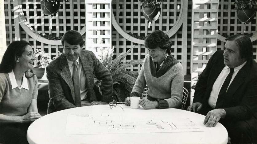 Marion Pressley (left) and Carol Johnson (center, right)