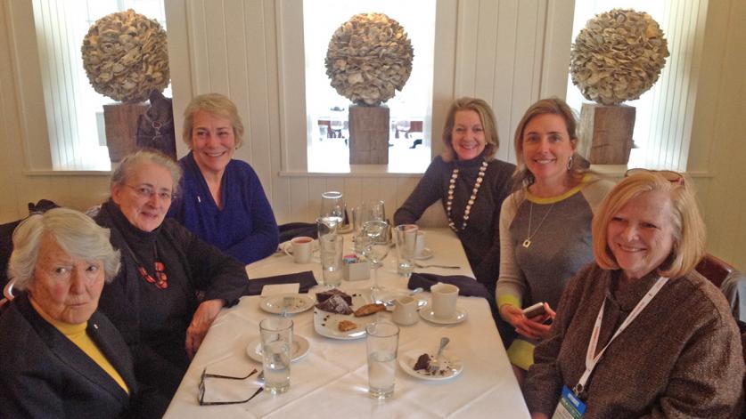 Cornelia Hahn Oberlander, Marion Pressley, Susan Rademacher, Shaun Duncan, Alexis Woods and Susan Cohen (Bottom left to right)