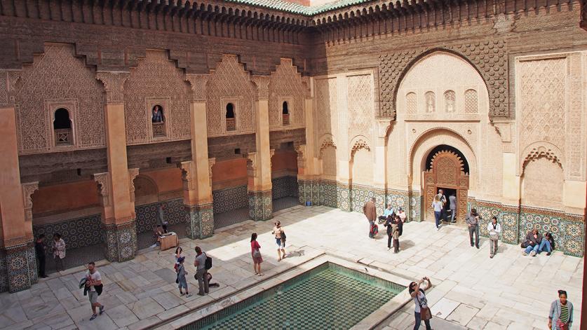 Marrakech_MedersaBenYoussef_byHeatherCowper_2014_001_sig.jpg Medersa Ben Youssef, Marrakech, Morocco