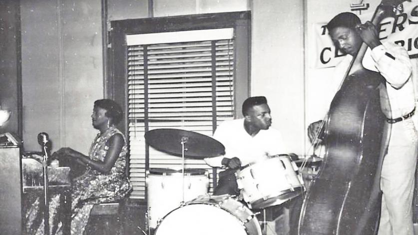 Dee Holland-Trio with Cliff Johnson (saxophone), and Clarence Pickney (drums), Asbury Park, NJ