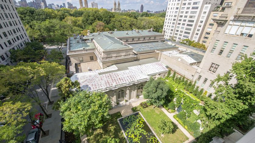 Russell Page's viewing garden at the Frick Collection, New York, NY