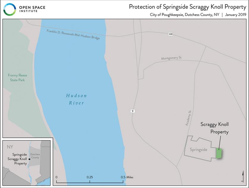 Map of Springside Property, Poughkeepsie, NY