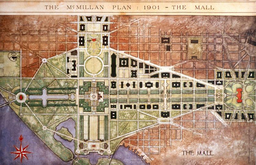 National Capital Planning Commission, Washington, DC. - The McMillan Plan of 1901.jpg McMillan Plan, 1901