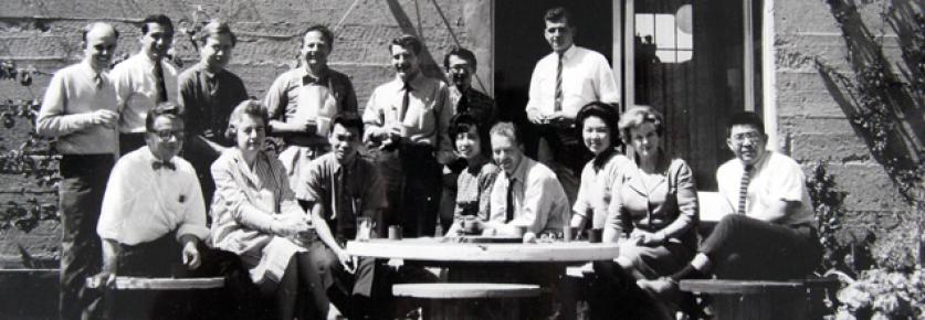 Lawrence Halprin & Associates office, Satoru Nishita pictured far right