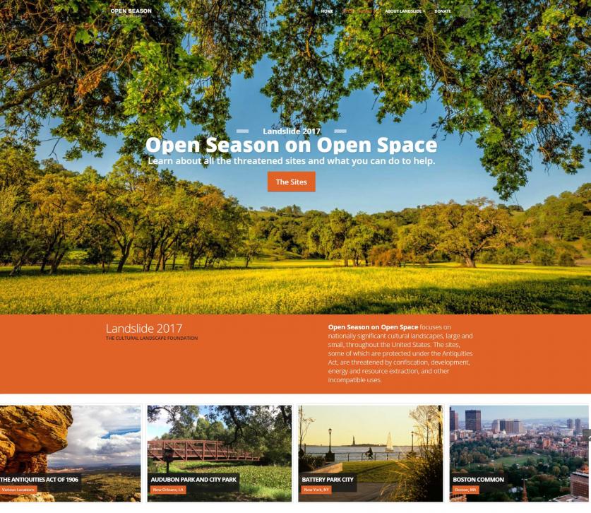 OpenSeason-comp.jpg Landslide 2017: Open Season on Open Space landing page