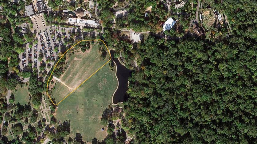 OvertonPark_impactedarea.jpg The orange outline shows the impacted area from parking on the greensward