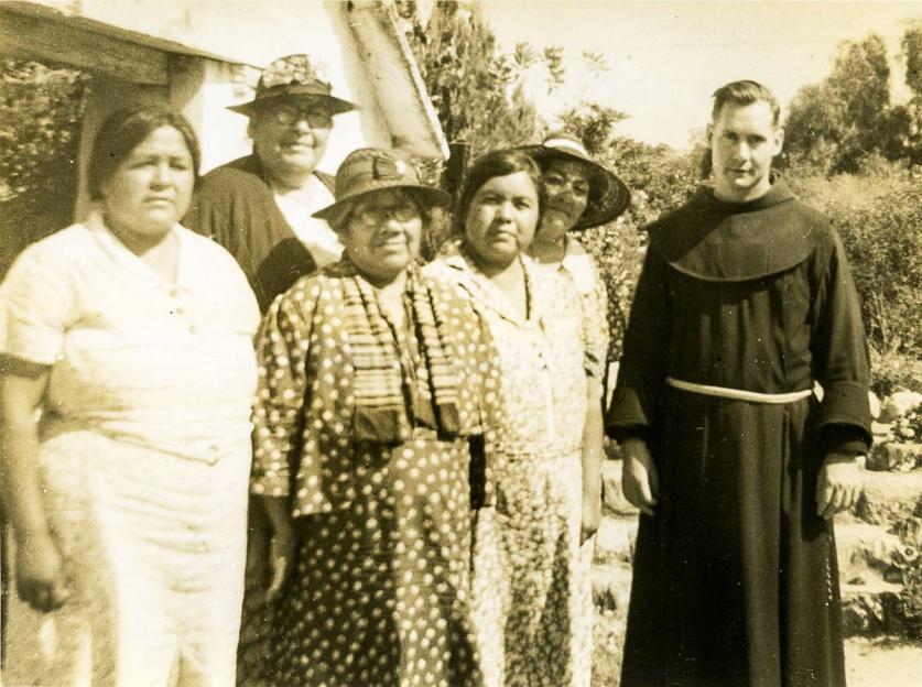 Pala_Mission.jpg Native American women and a priest at the San Antonio de Pala Asistencia (the "Pala Missiion"), June 1939 - Photo courtesy of Library of Congress