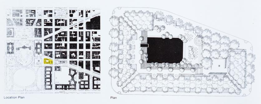 Plan of Pershing Park