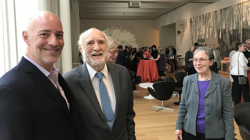 Raleigh_Board_Reception_CharlesABirnbaum_2018_14.jpg Charles Birnbaum (left) and Lewis Clarke at the opening reception at the North Carolina Museum of Art.