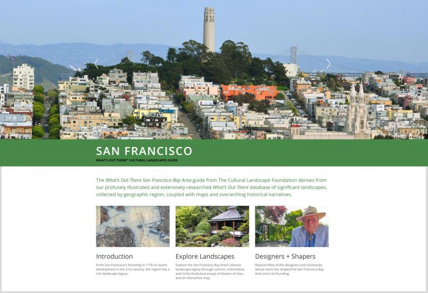 SanFranciscoCityGuide_Homepage_01.jpg Landing page for What's Out There City Guide to San Francisco Bay Area