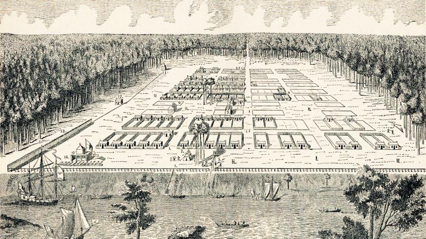 SavannahGAPlan_JamesOglethorpe_feature.jpg An illustration of James Oglethorpe’s plan for Savannah, Georgia