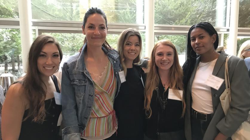 Scholarship student attendees at the 'Second Wave of Modernism IV: Making Space within Place Conference' at the Dallas Museum of Art