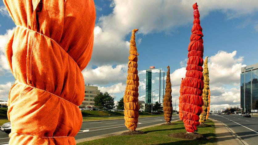 Autumn Burlap, Mississauga, Ontario, Canada. Digital Mock-up