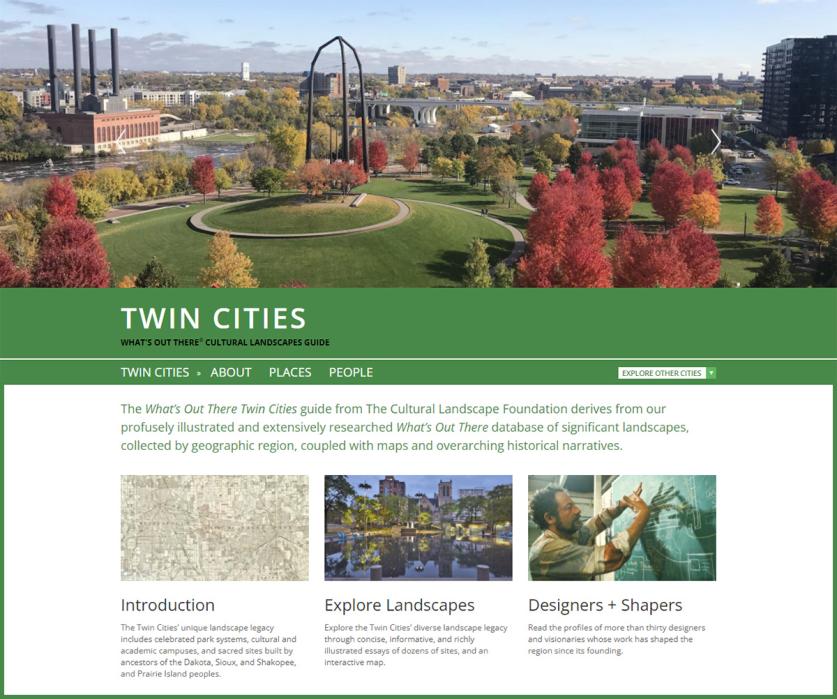 What's Out There Twin Cities Online Guide - Landing Page