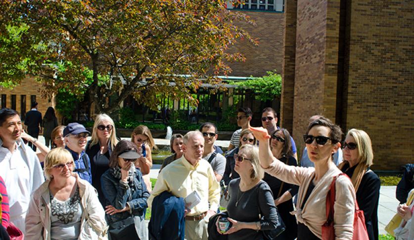 Massey College tour with Jane Wolff