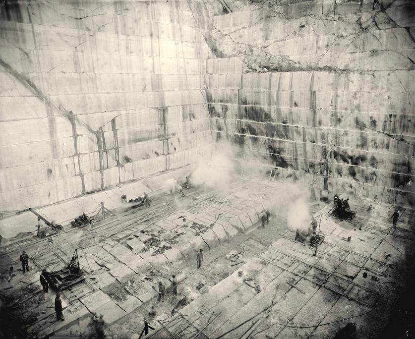 VA_Schuyler_QuarryGardens_TypicalQuarryPit_byRufusWHolsingercourtesyUVASpecialCollections_1915_sig.jpg A massive quarry pit in Nelson County, VA