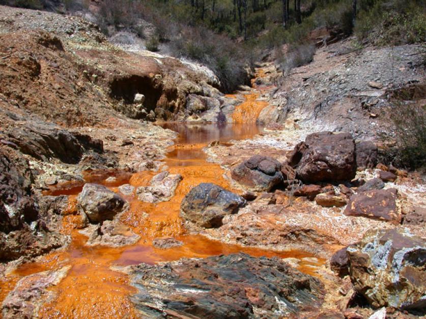 Sulfide Ore Mining runoff