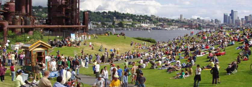 Gas Works Park in Seattle, WA