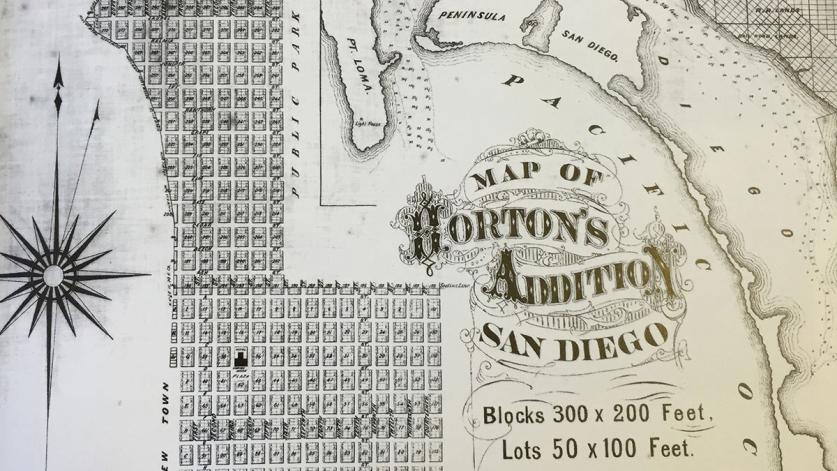 Map of Horton's Addition.
