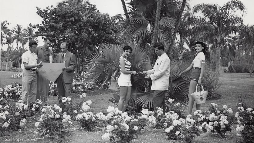 Boris Timchenko (third from left), Miami Beach, Florida (undated)