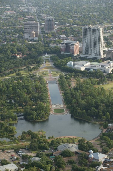 Hermann Park, looking north. 