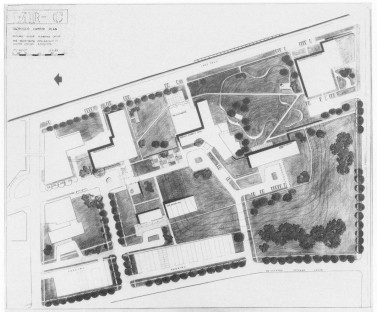 MichaelReeseHospitalCampusPlan_LesterCollinsLA_1953.jpg Michael Reese Hospital Proposed Campus Plan, Chicago, IL