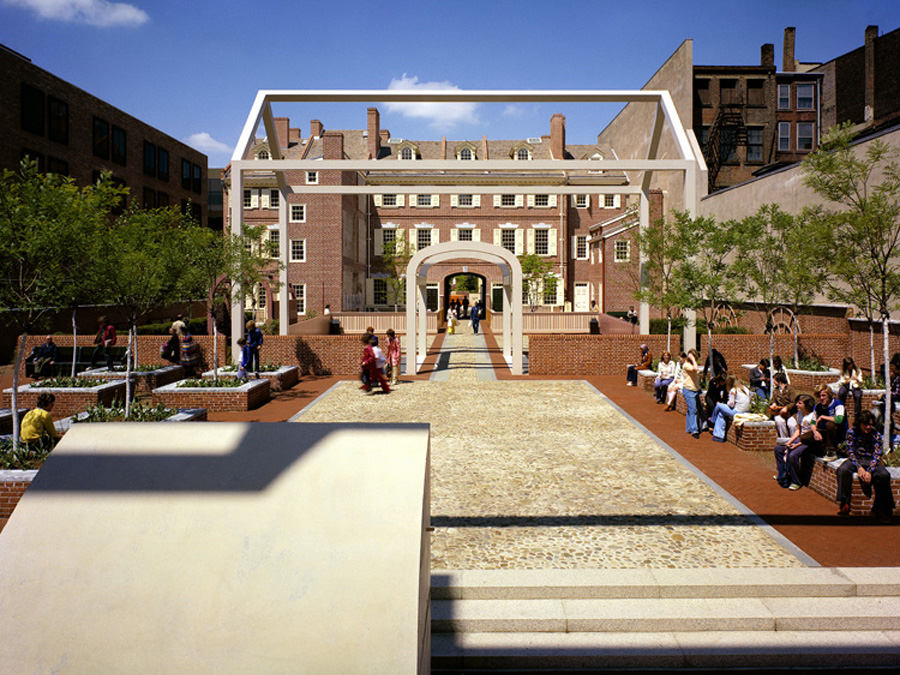 Franklin Court The Cultural Landscape Foundation