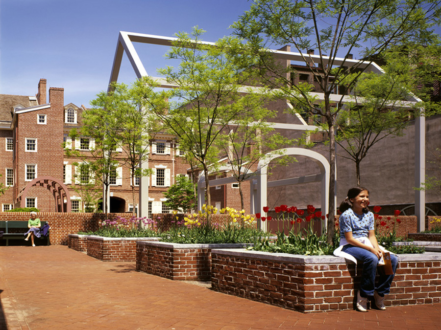 Franklin Court The Cultural Landscape Foundation