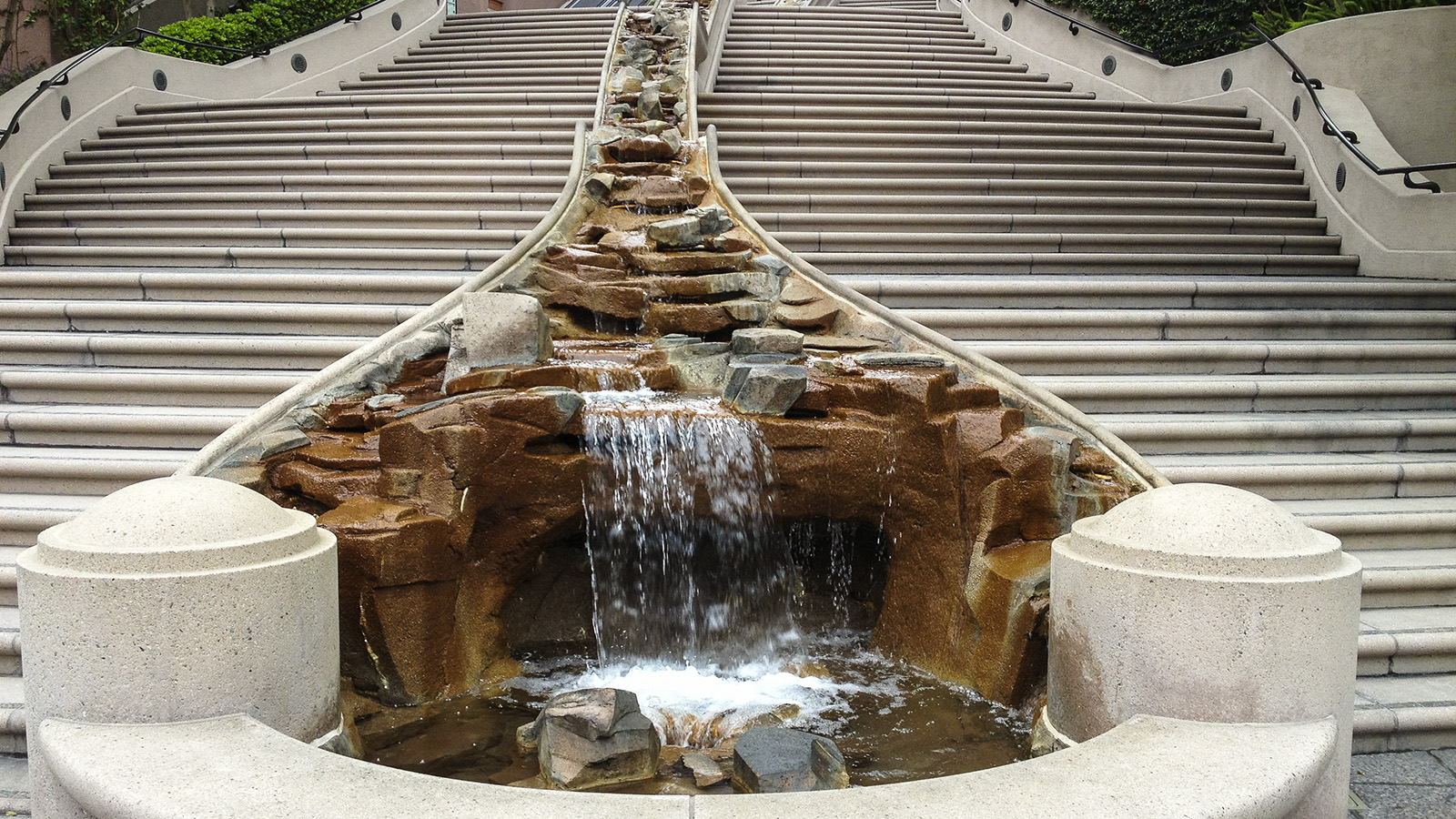 Bunker Hill Steps, Los Angeles, CA