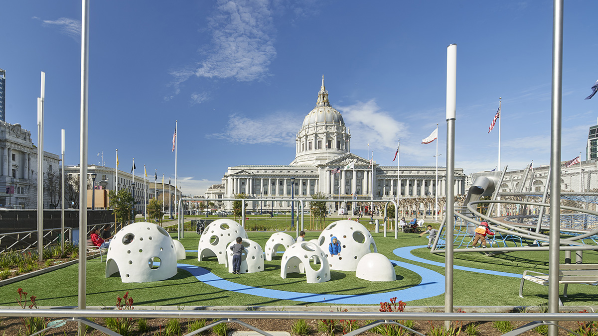 Helen Diller Playground - Civic Center Plaza, San Francisco, CA