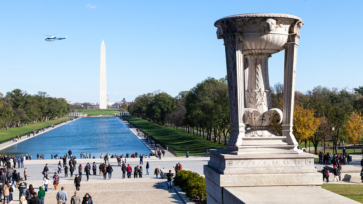 View from the Lincoln Memorial, Washington DC