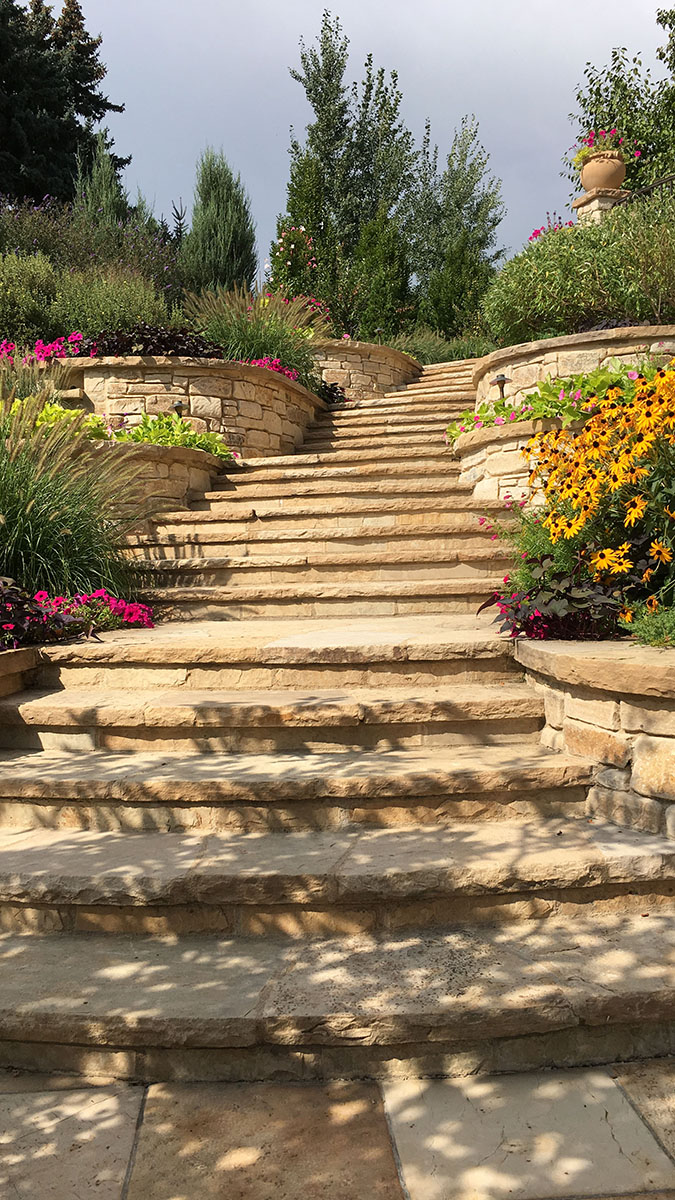 Garden Stair, Pond Bank House, Cherry Hills Village, Colorado.JPG