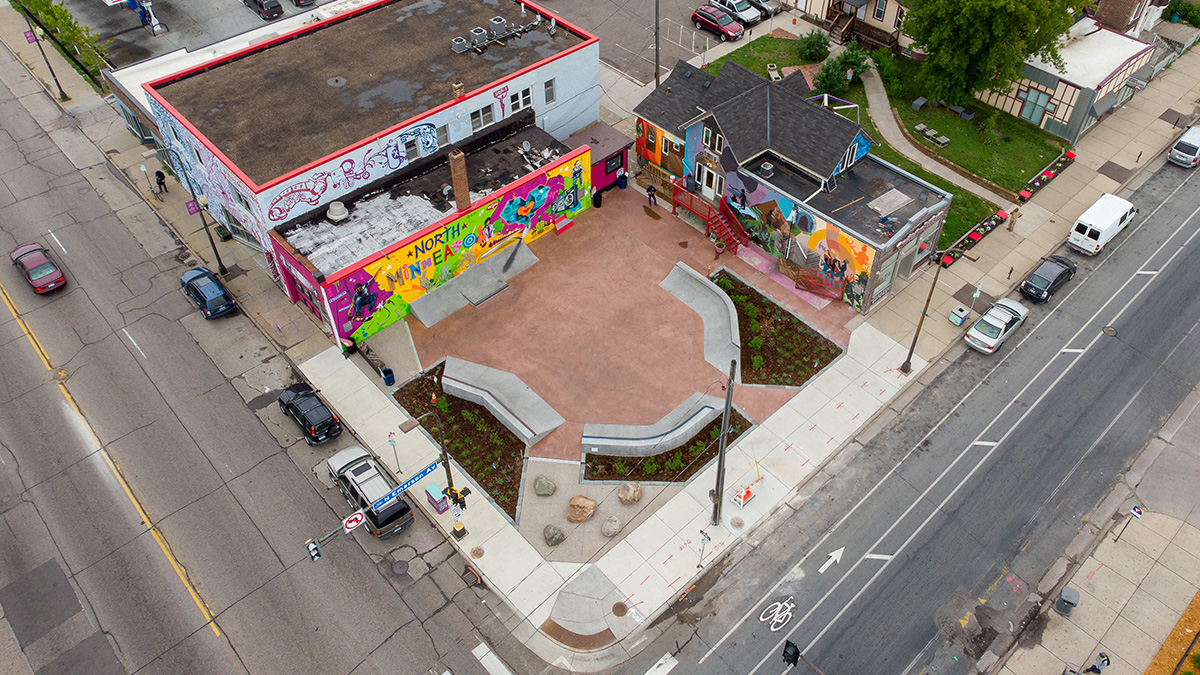Juxta Skate-able Art Plaza, Minneapolis, MN