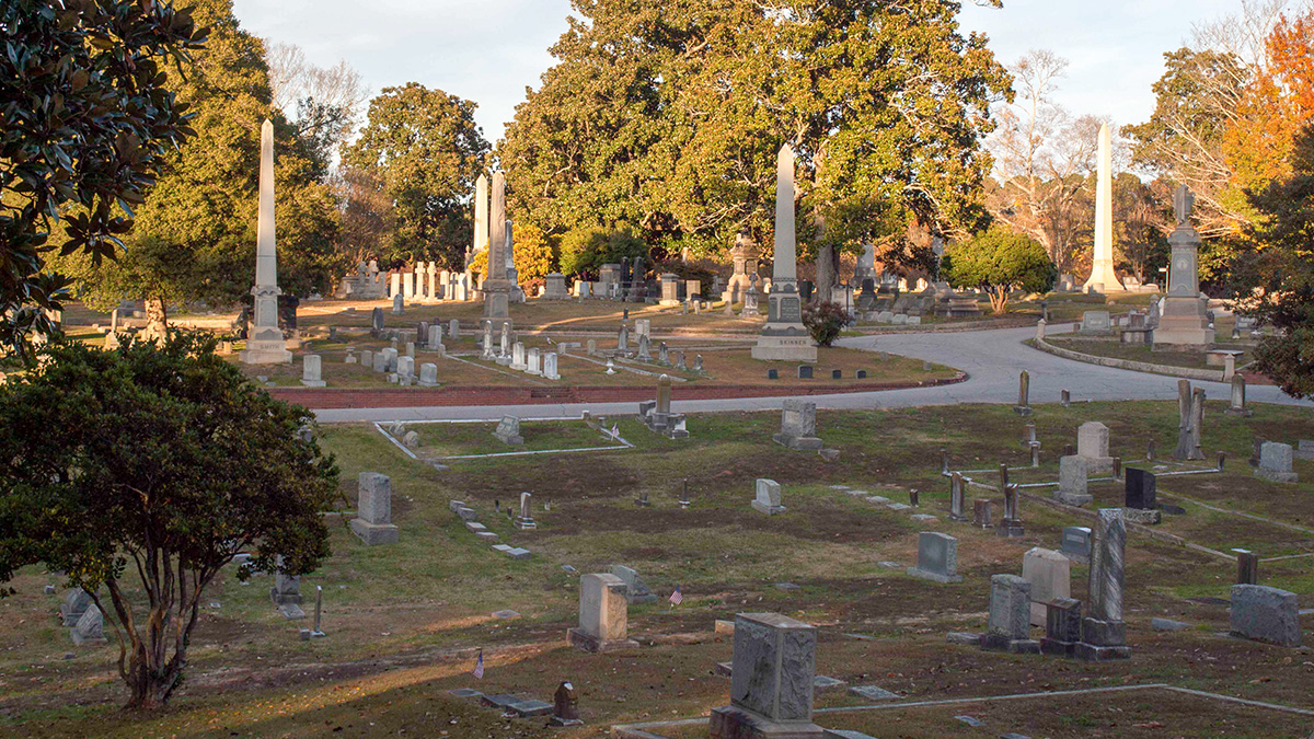 Oakwood Cemetery NC The Cultural Landscape Foundation