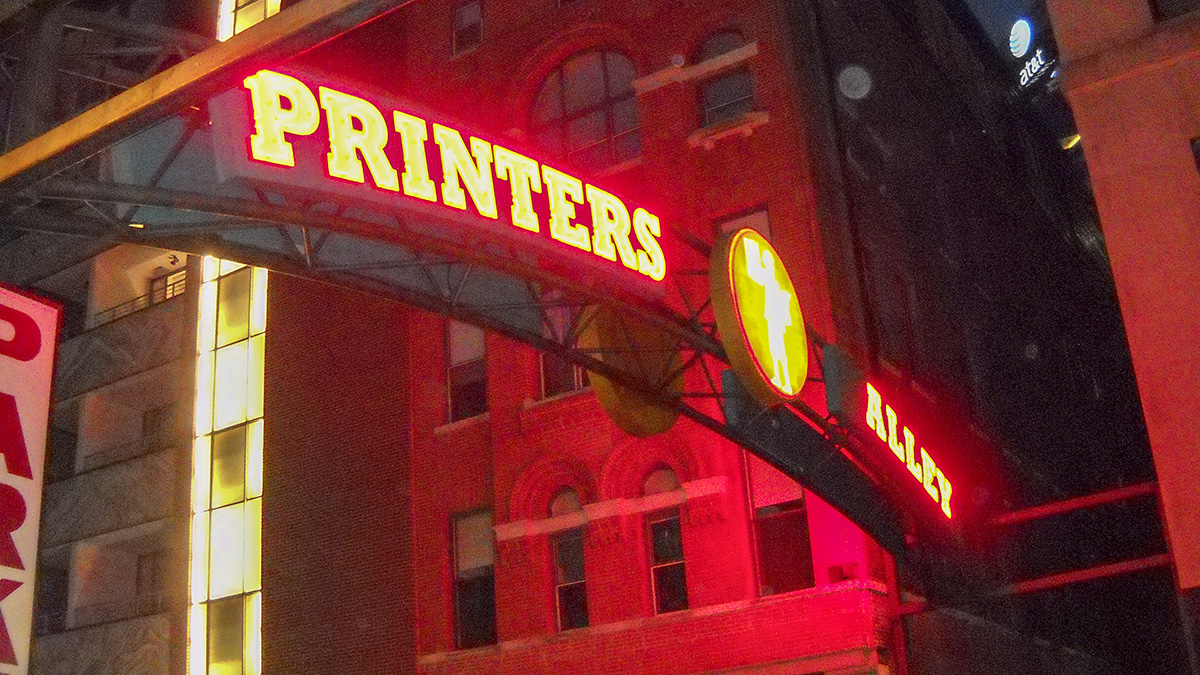 Printer's Alley Historic District The Cultural Landscape Foundation