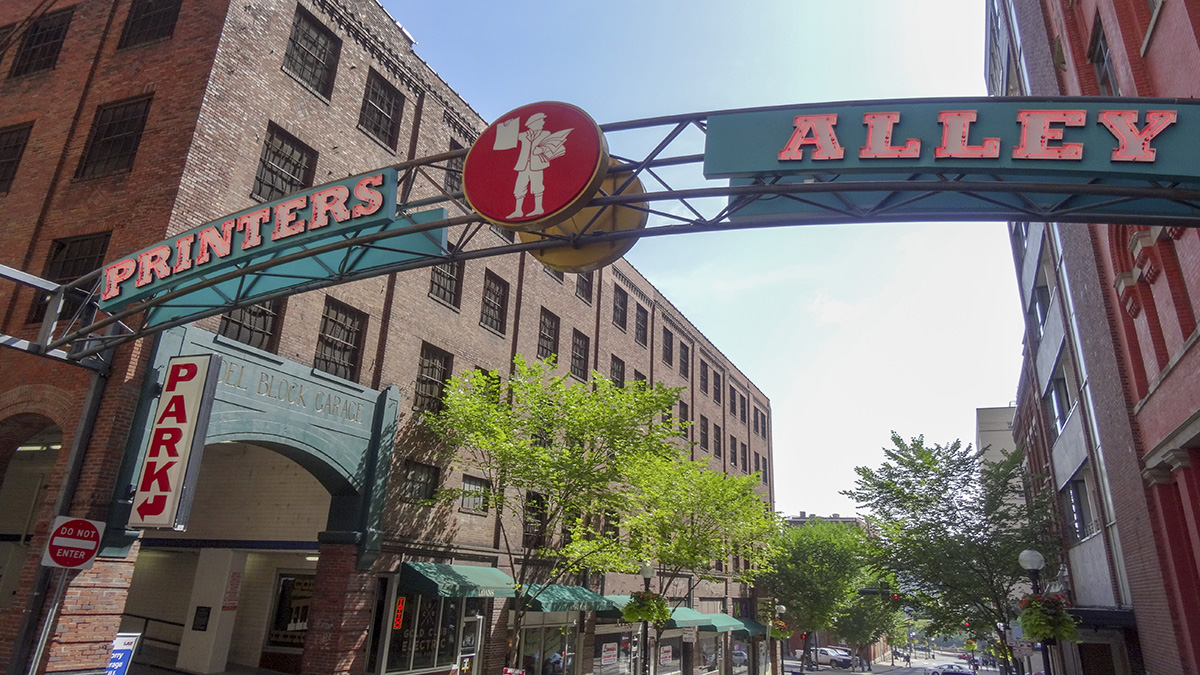 Printer's Alley Historic District The Cultural Landscape Foundation