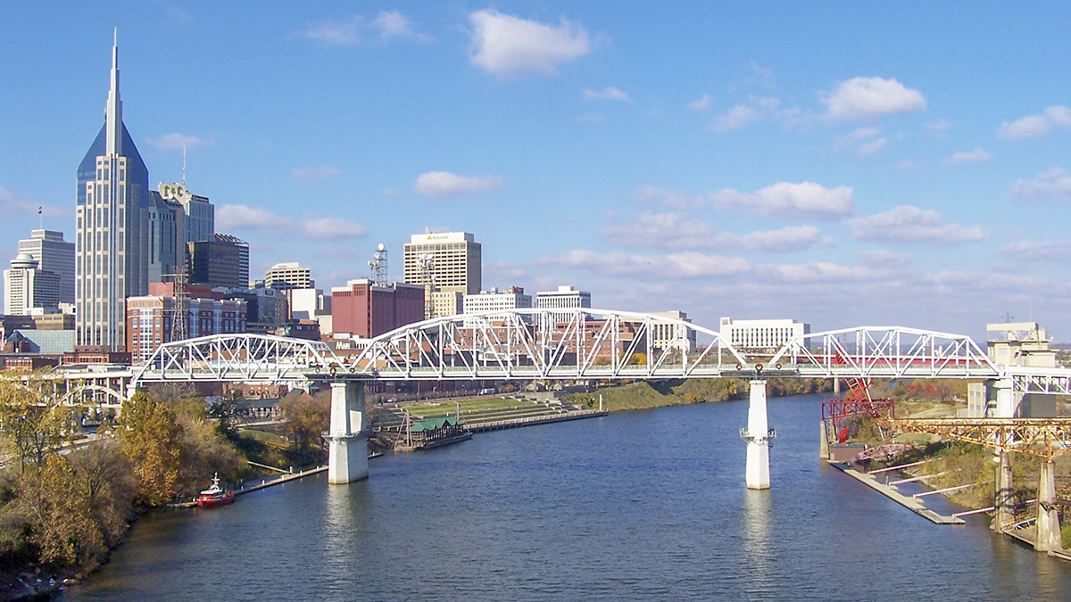 John Seigenthaler Pedestrian Bridge, Nashville, TN