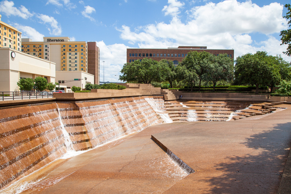 Fort Worth Water Garden The Cultural Landscape Foundation